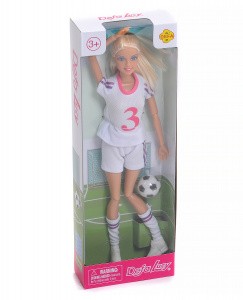 Кукла "Спортсменка"Defa" в ассорт. в/к 11*4.5*32 см.